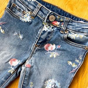 Floral Skinny Jeans for toddler